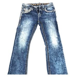 Men’s Rock Revival “Juniper” jeans slim boot cut
